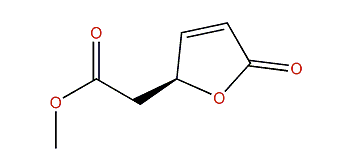 Methyl 2-((R)-2,5-dihydro-5-oxofuran-2-yl)-acetate